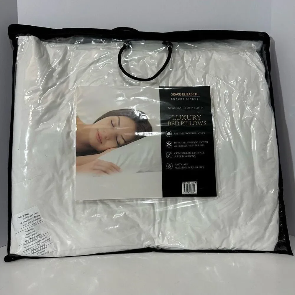 Grace Elizabeth Luxury Bed Pillow Standard 20” x 26”